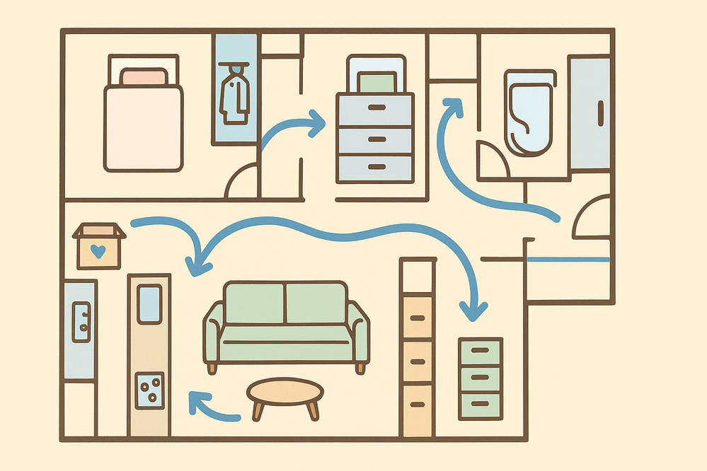 知っておくと便利な収納計画『動線と“死角”を同時に考える』