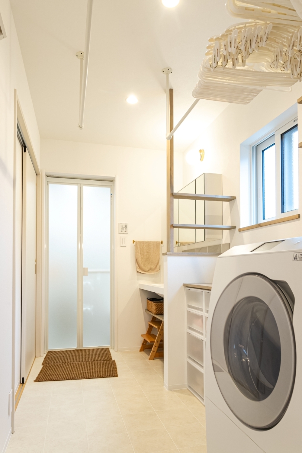 カフェオレカラーのかわいらしい外観