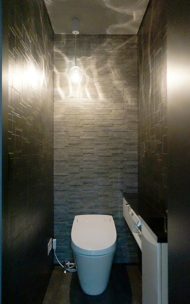 ホテルライクな、落ち着きのトイレ