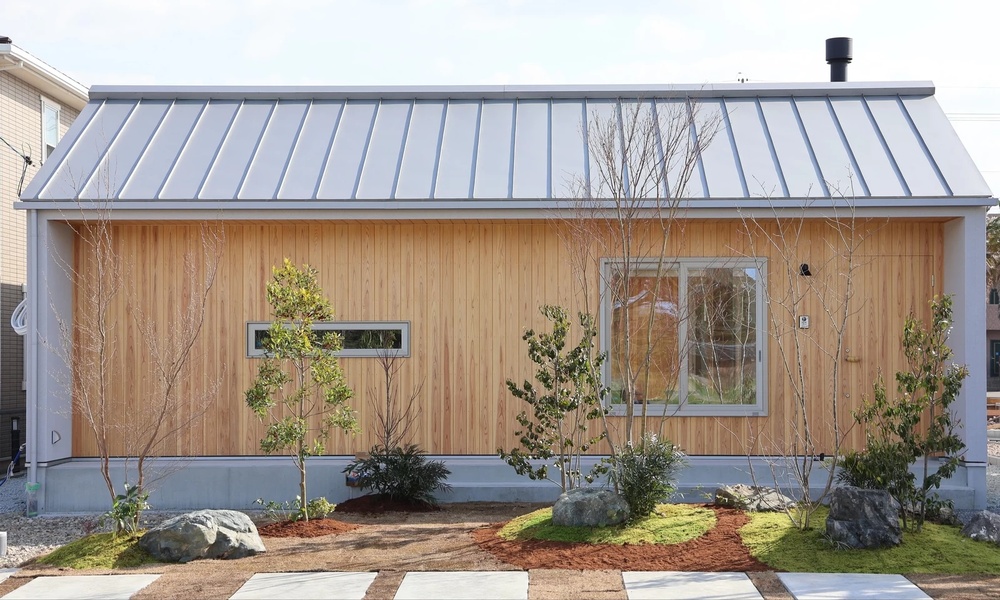 コの字型の平屋