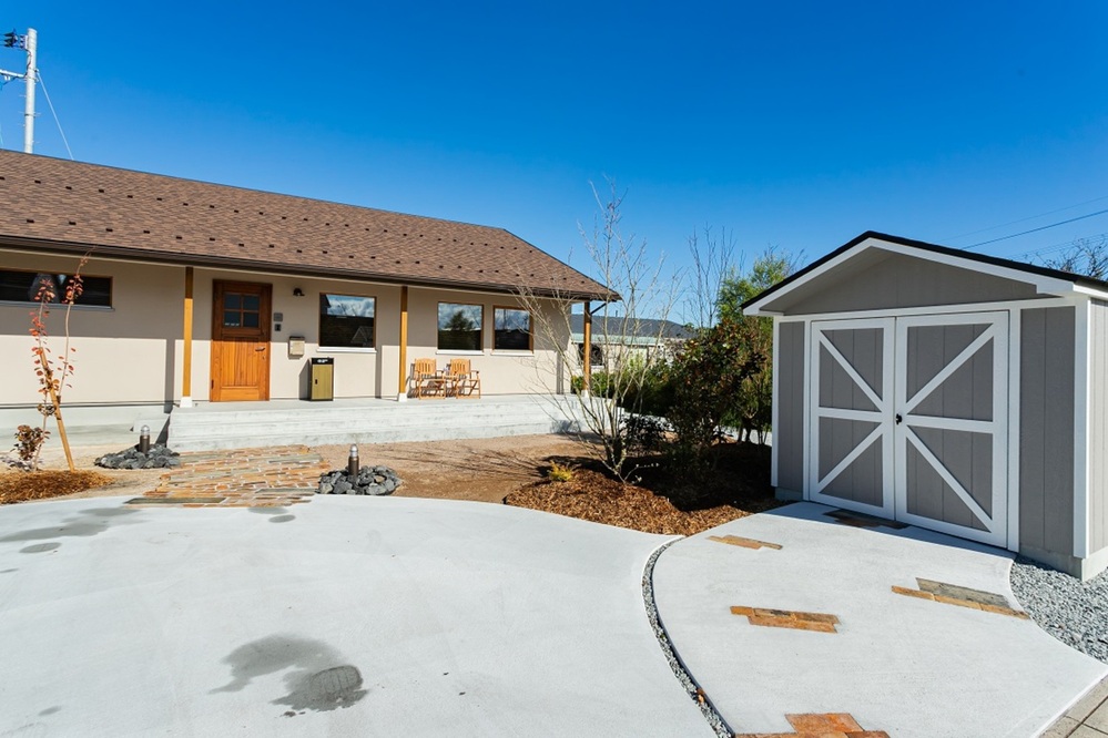 アメリカンスタイルのガレージ