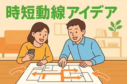 『時短動線アイデア集』共働き夫婦が選ぶ間取りの正解は？