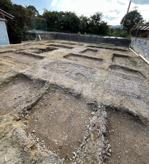 井原建設「地盤改良を行いました。」