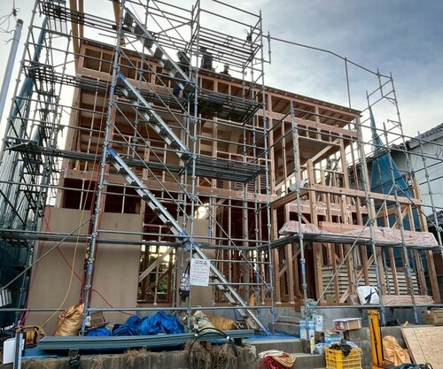 ２週連続　上棟でした