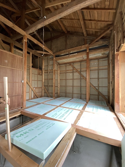 平屋 断熱耐震リノベ進行中です！